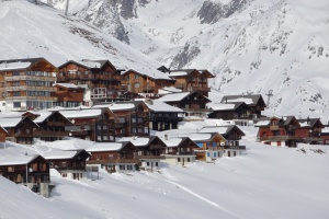 Die Fiescheralp in der Aletsch Arena, Wallis, Schweiz