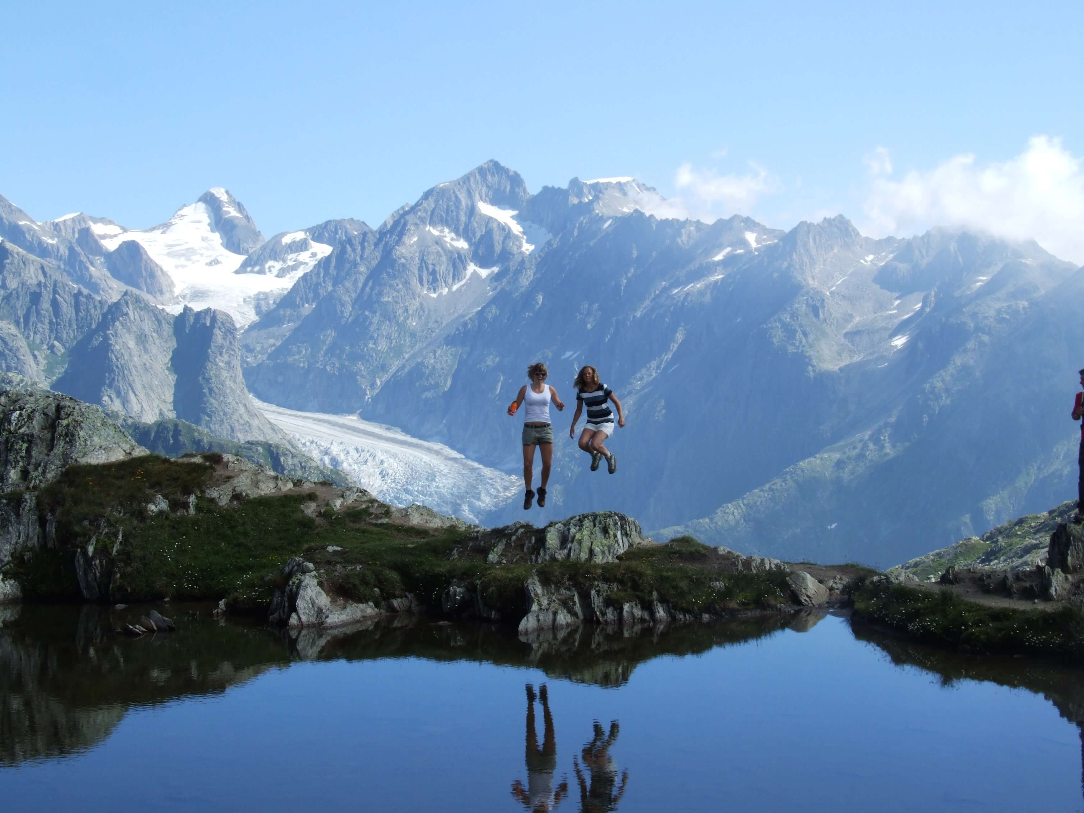 Aletsch Glacier in summer