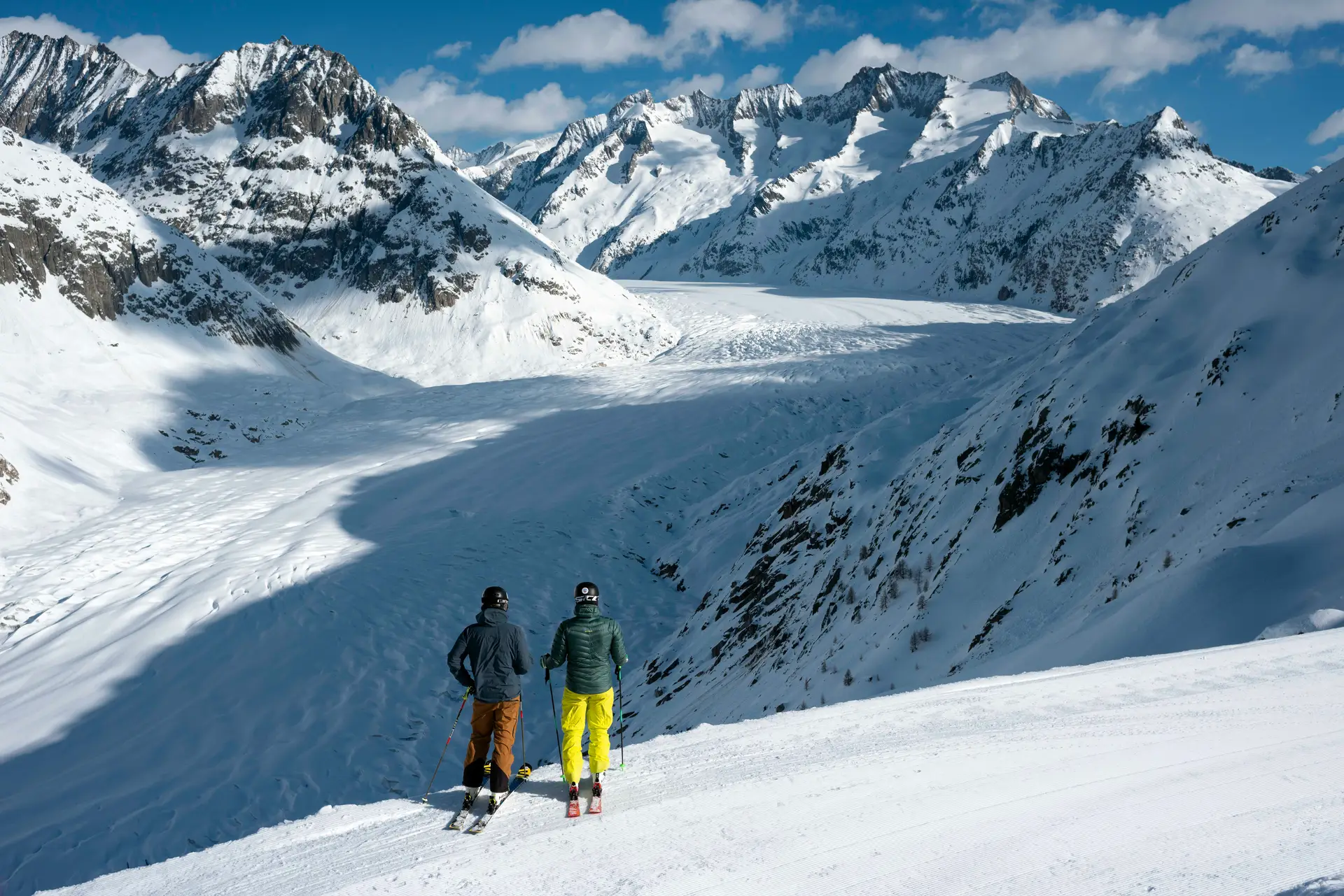 Aletsch Glacier in winter